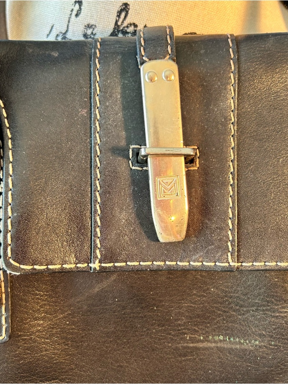 MICHAEL KORS hand saddle multiple compartments tote bag - Picture 15 of 16